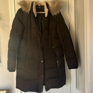 Lauren Ralph Lauren puffer coat with fur hood. Excellent condition